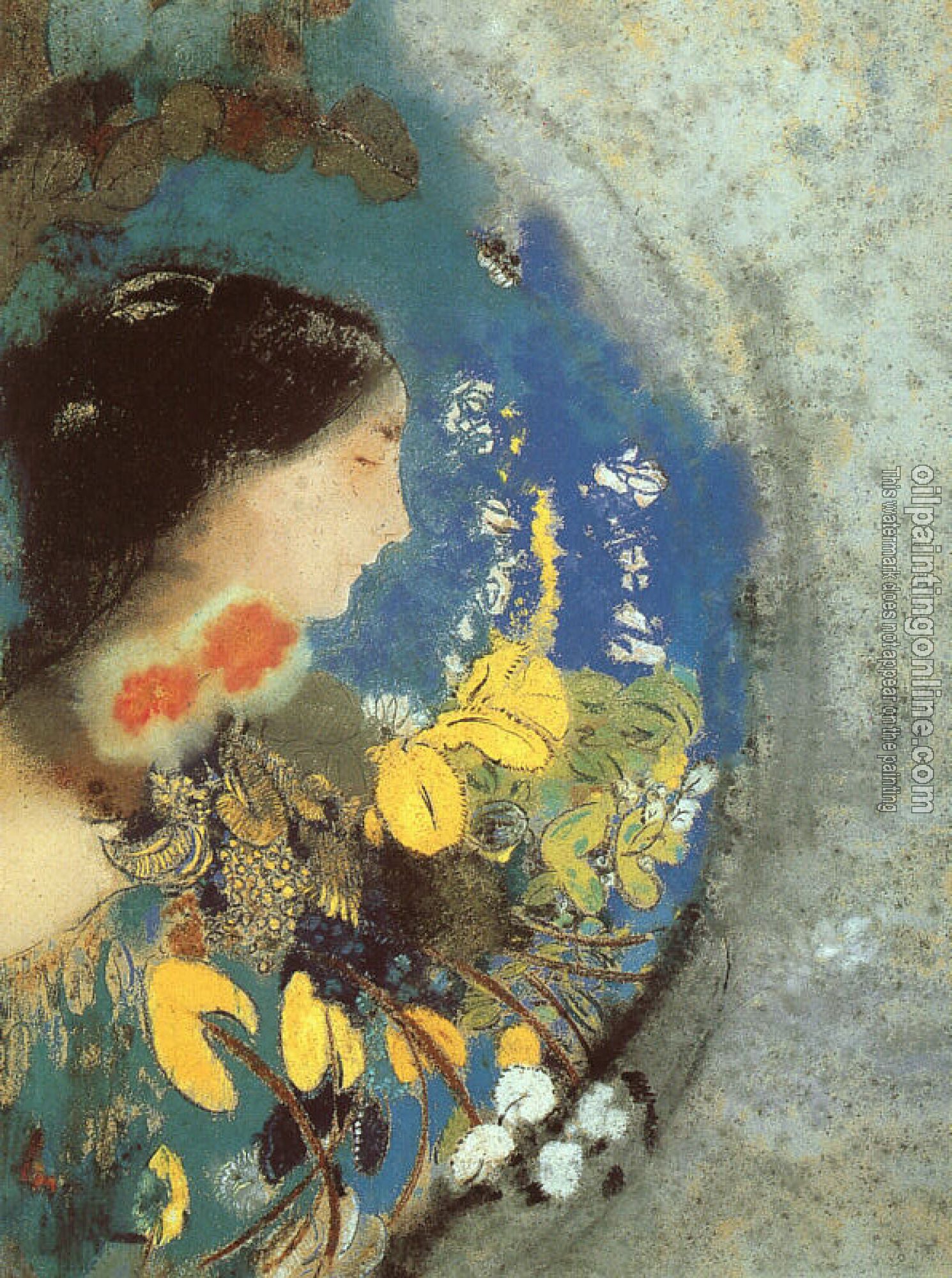 Redon, Odilon - Ophelia